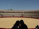 Erica And Taylor At Bull Ring In Sevilla